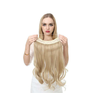 One Piece Wig, Lace Fish Line Hair Curtain, Non-Marking Hair Extension Piece Flip In Hair - ENova