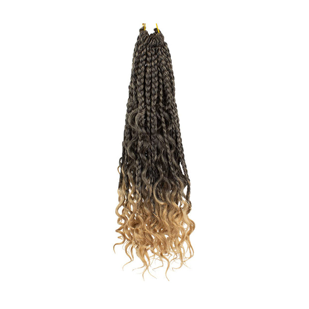 Chemical Fiber Hair Three-strand African Braid Crochet Hair - ENova