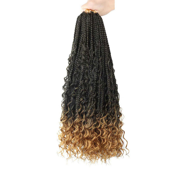 Chemical Fiber Hair Three-strand African Braid Crochet Hair - ENova