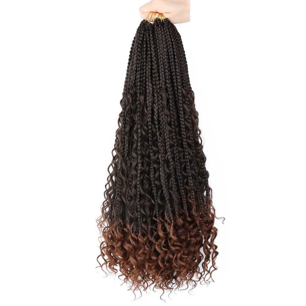 Chemical Fiber Hair Three-strand African Braid Crochet Hair - ENova