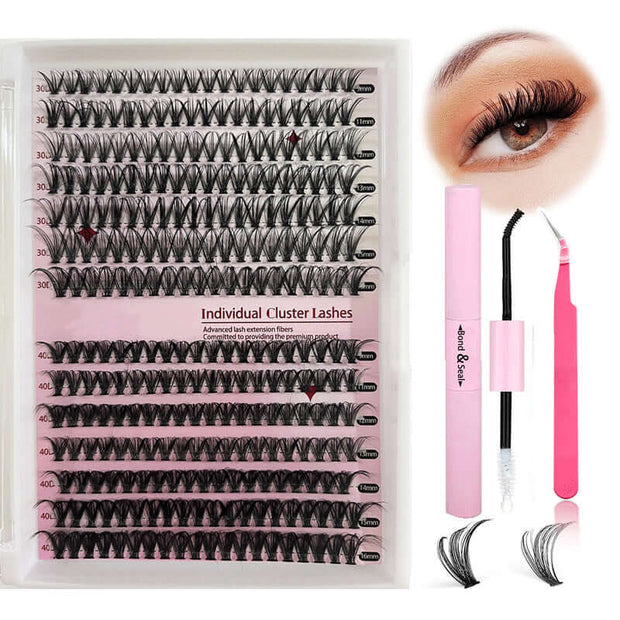 DIY Cluster Lashes Mixed Package False Eyelashes - ENova