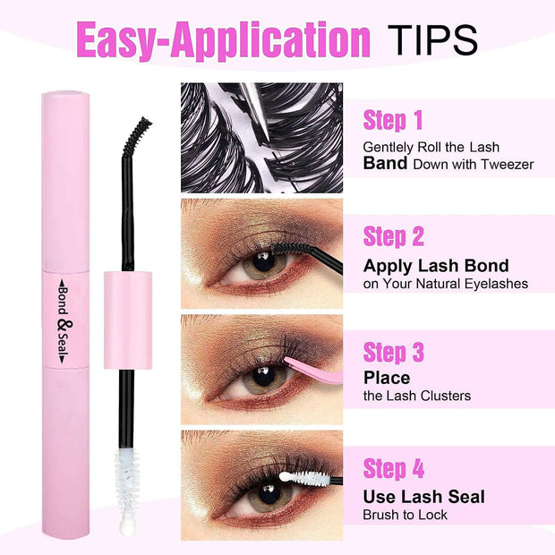 DIY Cluster Lashes Mixed Package False Eyelashes - ENova