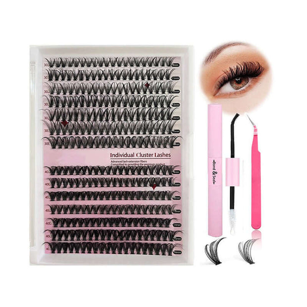 DIY Cluster Lashes Mixed Package False Eyelashes - ENova
