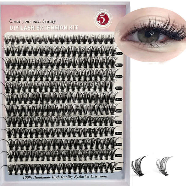 DIY Cluster Lashes Mixed Package False Eyelashes - ENova