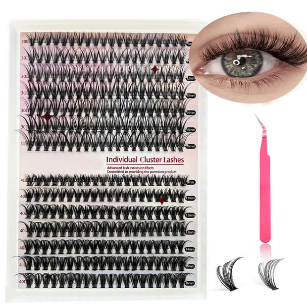 DIY Cluster Lashes Mixed Package False Eyelashes - ENova