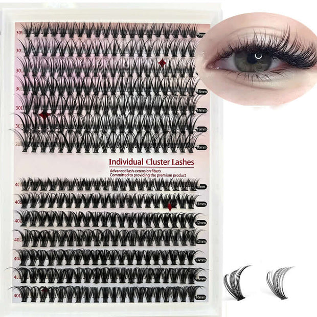 DIY Cluster Lashes Mixed Package False Eyelashes - ENova