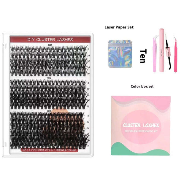 DIY Lashes Eyelash Extension Suit Europe And America Cross Border Eyelashes False Eyelashes - ENova