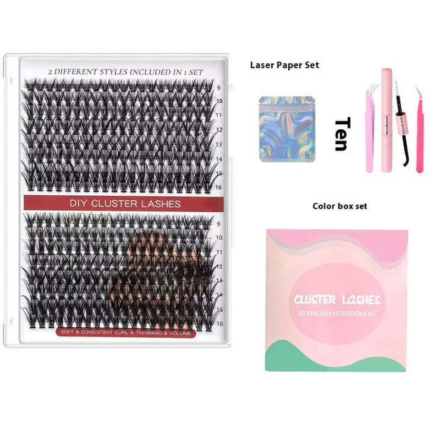 DIY Lashes Eyelash Extension Suit Europe And America Cross Border Eyelashes False Eyelashes - ENova