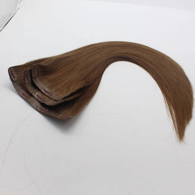 Clip hair clips in human hair extension - ENova