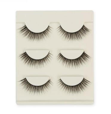 Compatible with Apple, 3 pair false eyelashes mink hair lashes Slim curly raised fake Eyelasehe extension Cilios Posticos makeup - ENova
