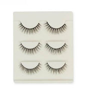 Compatible with Apple, 3 pair false eyelashes mink hair lashes Slim curly raised fake Eyelasehe extension Cilios Posticos makeup - ENova