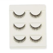 Compatible with Apple, 3 pair false eyelashes mink hair lashes Slim curly raised fake Eyelasehe extension Cilios Posticos makeup - ENova