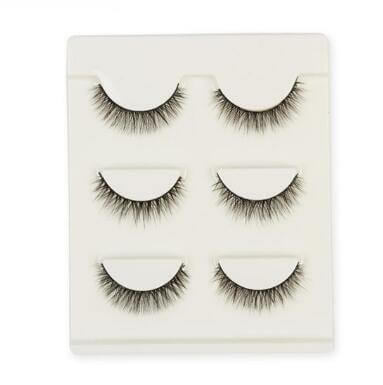 Compatible with Apple, 3 pair false eyelashes mink hair lashes Slim curly raised fake Eyelasehe extension Cilios Posticos makeup - ENova