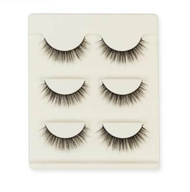 Compatible with Apple, 3 pair false eyelashes mink hair lashes Slim curly raised fake Eyelasehe extension Cilios Posticos makeup - ENova