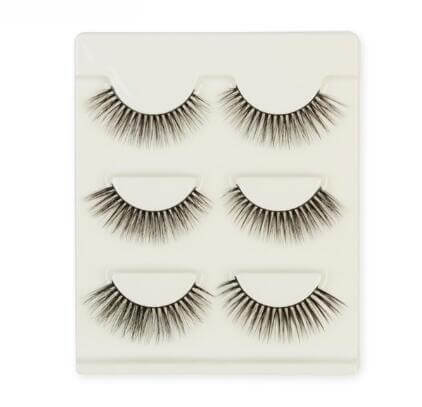 Compatible with Apple, 3 pair false eyelashes mink hair lashes Slim curly raised fake Eyelasehe extension Cilios Posticos makeup - ENova