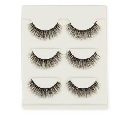 Compatible with Apple, 3 pair false eyelashes mink hair lashes Slim curly raised fake Eyelasehe extension Cilios Posticos makeup - ENova