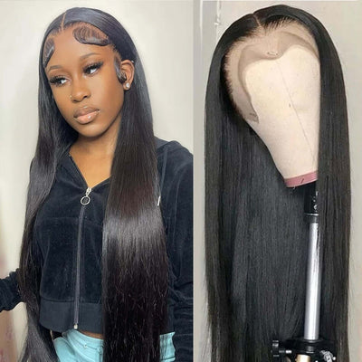 Real Human Hair Wig Lace Hair Set 9a Hair Quality Straight Hair - ENova