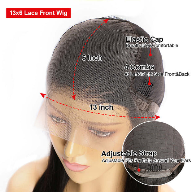 Real Human Hair Wig Lace Hair Set 9a Hair Quality Straight Hair - ENova