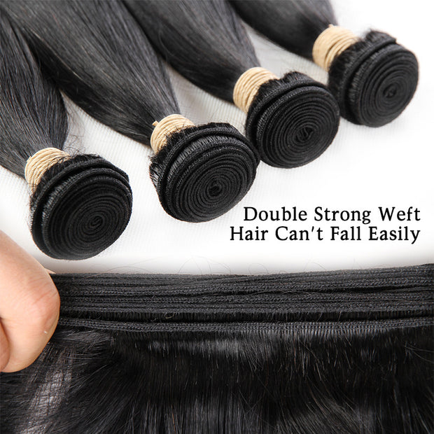 Reality Wig, Smooth Hair, Straight Hair Tie, Closed Peruvian Hair Tie - ENova