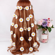 Headdress Garland Sun Flower Hair Band Flower Headband Bohemian Hair Ring Hair Accessories - ENova
