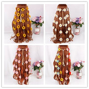 Headdress Garland Sun Flower Hair Band Flower Headband Bohemian Hair Ring Hair Accessories - ENova