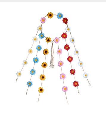 Headdress Garland Sun Flower Hair Band Flower Headband Bohemian Hair Ring Hair Accessories - ENova