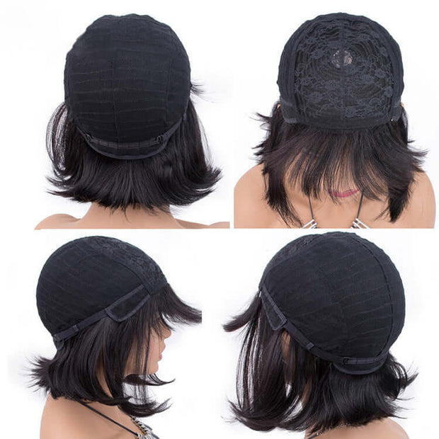 Unice Hair Full Machine Human Hair Wigs For Black Women - ENova