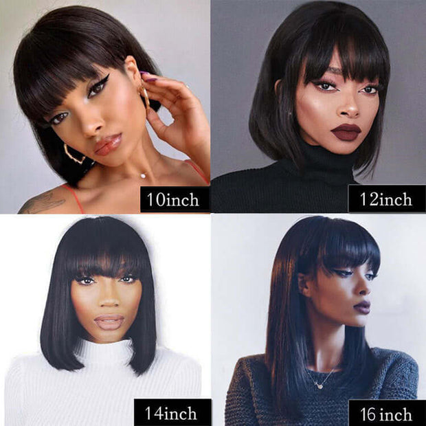 Unice Hair Full Machine Human Hair Wigs For Black Women - ENova