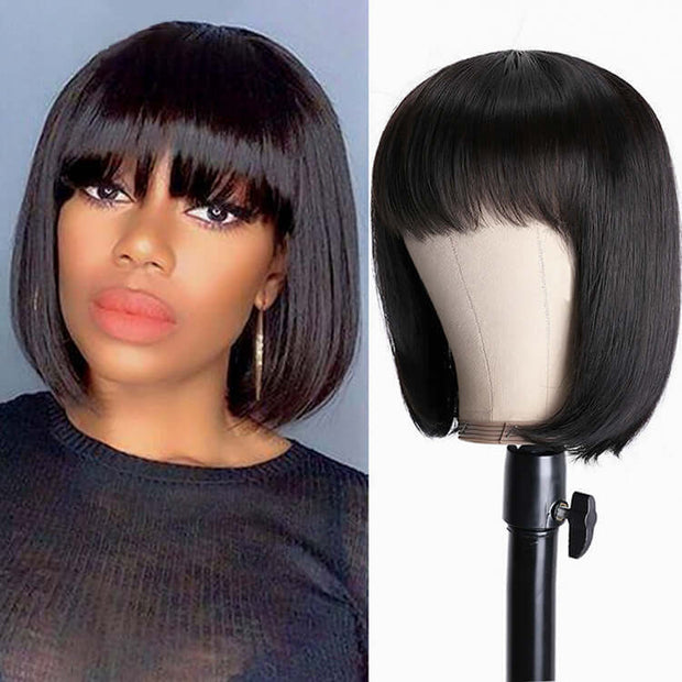 Unice Hair Full Machine Human Hair Wigs For Black Women - ENova
