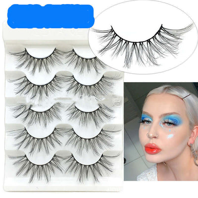 Curled Messy Cross Sparse Mixed Blood Super Fairy Lashes - ENova