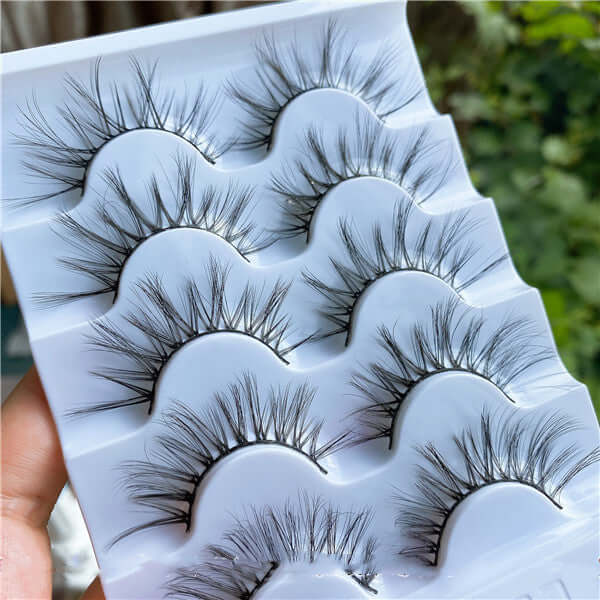 Curled Messy Cross Sparse Mixed Blood Super Fairy Lashes - ENova