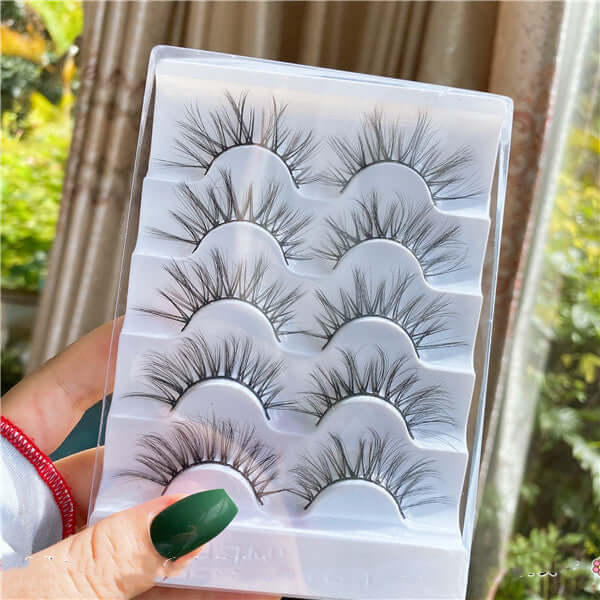 Curled Messy Cross Sparse Mixed Blood Super Fairy Lashes - ENova