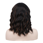 Front Lace Wig Curly Hair Short Curly Hair Fake - ENova
