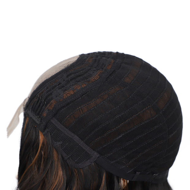 Front Lace Wig Curly Hair Short Curly Hair Fake - ENova