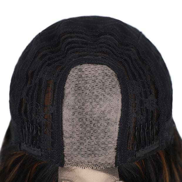 Front Lace Wig Curly Hair Short Curly Hair Fake - ENova