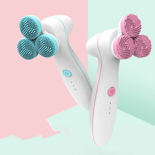 3D Smart Massage Cleanser Electric Cleanser Electric Silicone Facial Cleanser - ENova