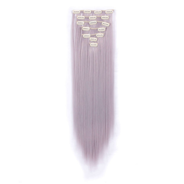 16 Card Seven-piece Hairpiece Clip Wig Beauty Chemical Fiber Wig Set Hair Extension - ENova