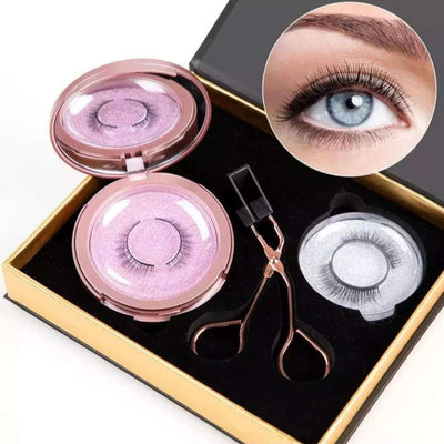 Reusable Magnetic Self-Adhesive Eyelashes No Eyeliner Or Glue Needed False Lashes Stable And Easy To Put On Natural Look And Waterproof Fake Eyelashes - ENova