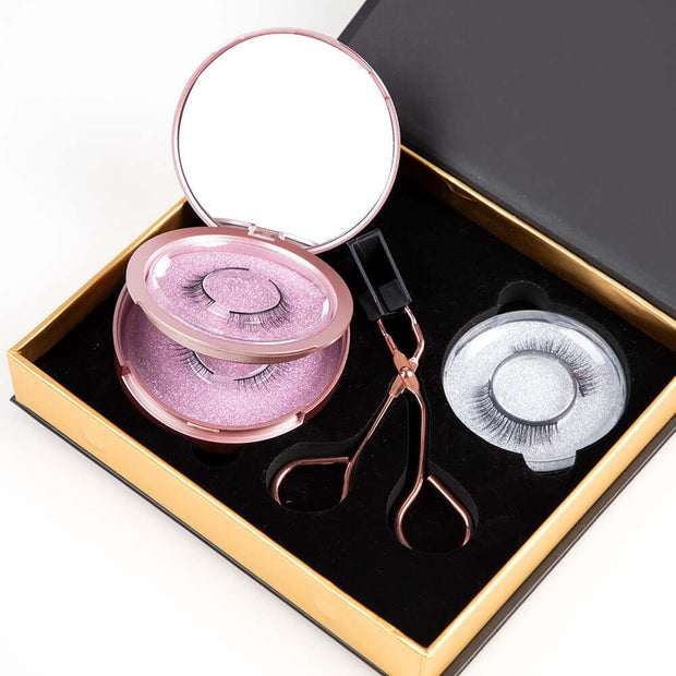 Reusable Magnetic Self-Adhesive Eyelashes No Eyeliner Or Glue Needed False Lashes Stable And Easy To Put On Natural Look And Waterproof Fake Eyelashes - ENova