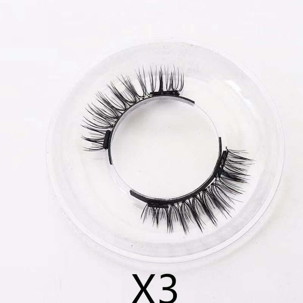 Reusable Magnetic Self-Adhesive Eyelashes No Eyeliner Or Glue Needed False Lashes Stable And Easy To Put On Natural Look And Waterproof Fake Eyelashes - ENova