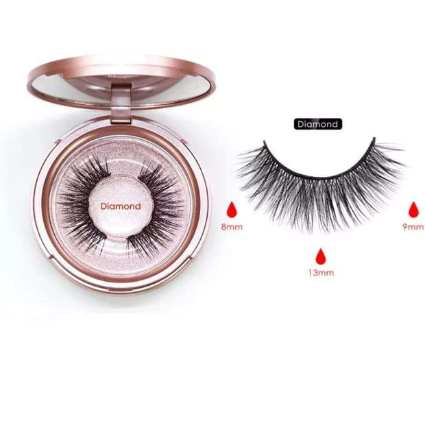 Reusable Magnetic Self-Adhesive Eyelashes No Eyeliner Or Glue Needed False Lashes Stable And Easy To Put On Natural Look And Waterproof Fake Eyelashes - ENova