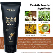 3Hrs Instant Dark Tanning Lotion Butter Body Care Sunscreen Suntan Oil Skincare OEM Self Tanner Sunless Tanning Cream For Body - ENova