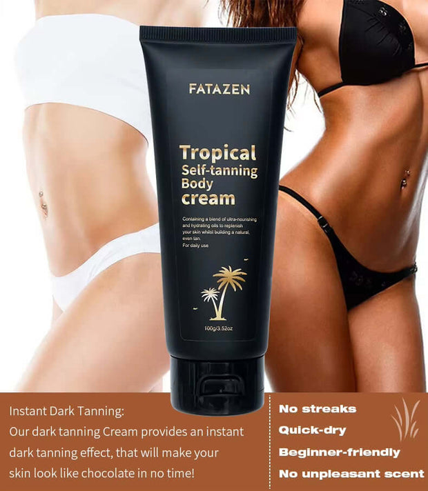 3Hrs Instant Dark Tanning Lotion Butter Body Care Sunscreen Suntan Oil Skincare OEM Self Tanner Sunless Tanning Cream For Body - ENova